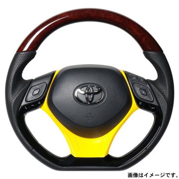 REAL レアル ステアリング ハンドル オリジナルシリーズ SET/コンビタイプ+アンダーパッド X10-BRW-PBP-YLP 送料無料(一部地域除く)