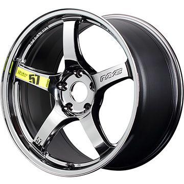 【新品国産車用5穴114.3】 夏タイヤ ホイール4本セット 215/35R19 ダンロップ ルマン V+(ファイブプラス) RAYS レイズ グラムライツ 57CR LIMITED (RB) 8.5J 19インチ(送料無料)