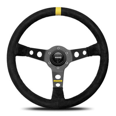 【正規輸入品】MOMO モモ ステアリング ハンドル MOD.07 モデル07 ブラックスエード 35Φ M-42 送料無料(沖縄・離島除く)