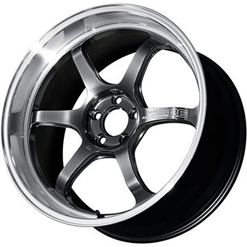 【ホイール単品4本セット】 YOKOHAMA ヨコハマ アドバンレーシング R6 7.5J 18インチ(送料無料)