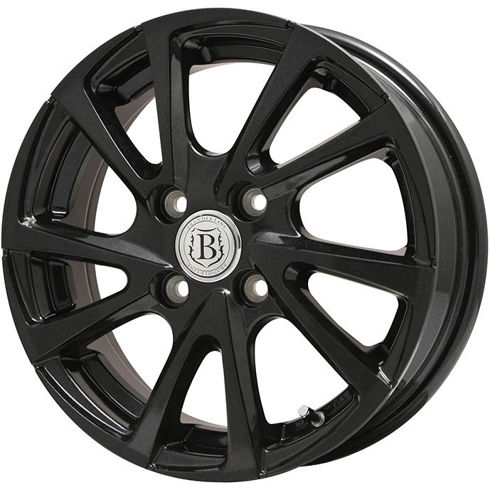 【送料無料】175/65R1515インチBRANDLE-LINEブランドルラインボレアノ10パールブラック5.5J5.50-15DUNLOPダンロップオールシーズンマックスAS1オールシーズンタイヤホイール4本セット