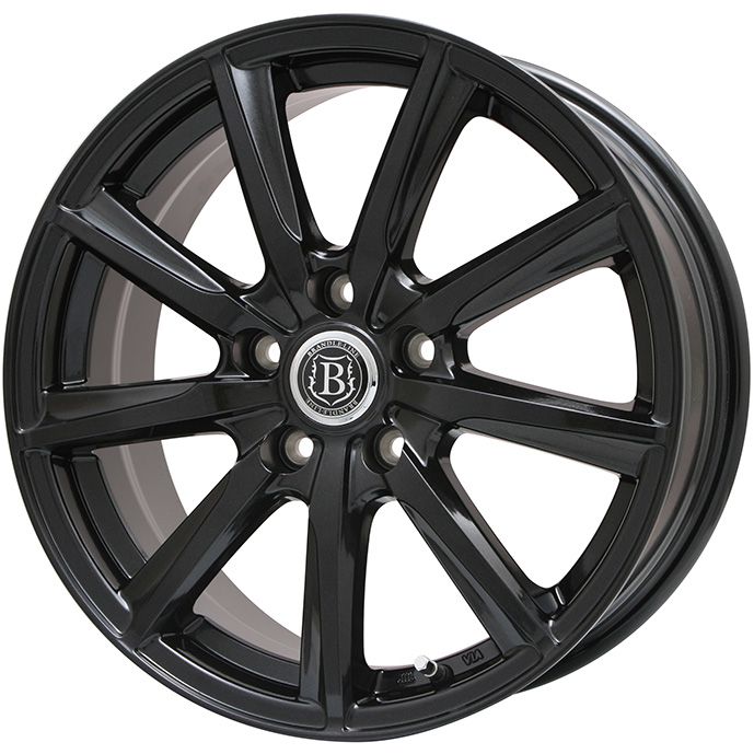 【新品】フリード クロスター 夏タイヤ ホイール4本セット 185/65R15 デリンテ DS2(限定) ブランドルライン ボレアノ9 パールブラック 6J 15インチ(送料無料)