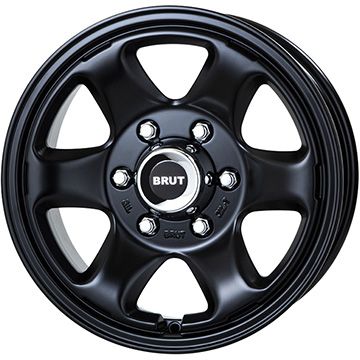 【新品】キャラバン オールシーズンタイヤ ホイール4本セット 215/65R16 109/107T ミシュラン アジリス クロスクライメート トライスター BRUT BR-44 6.5J 16インチ(送料無料)