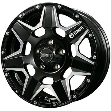 【新品国産車用5穴114.3】 夏タイヤ ホイール4本セット 215/65R16 ダンロップ グラントレック PT5 クライメイト スワット(マットブラックマシニング) 7J 16インチ(送料無料)|フジコーポレーション