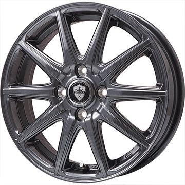 【ホイール単品4本セット】 ELBE エルベ エステローザ EST-10S ディープグレー 5.5J 14インチ(送料無料)