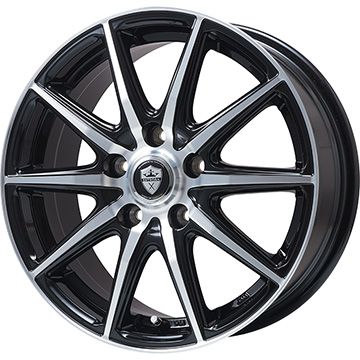 【新品】フリード クロスター 夏タイヤ ホイール4本セット 185/65R15 ヨコハマ ブルーアース AE-01F エルベ エステローザ EST-10S ブラックポリッシュ 6J 15インチ(送料無料)|フジコーポレーション