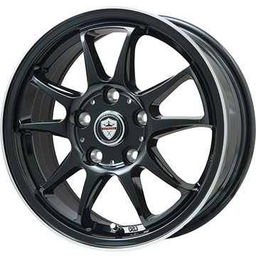 【新品】シエンタ 2015-22 夏タイヤ ホイール4本セット 195/50R16 ヨコハマ アドバン フレバV701 エルベ エステローザ EST-5T グロスブラック/リムポリッシュ 6.5J 16インチ(送料無料)