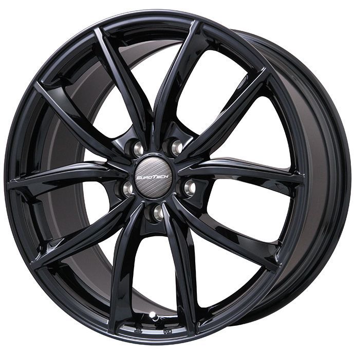 【輸入車用ホイール単品4本セット】 EUROTECH ユーロテック VP-LINE(グロスブラック) 7J 17インチ 5H/108 +42(送料無料)｜フジコーポレーション