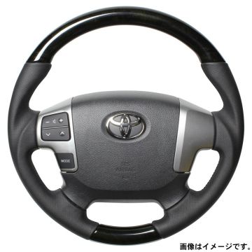 REAL レアル ステアリング ハンドル オリジナルシリーズ ガングリップ純正同径 H204-BKW-BK 送料無料(一部地域除く)
