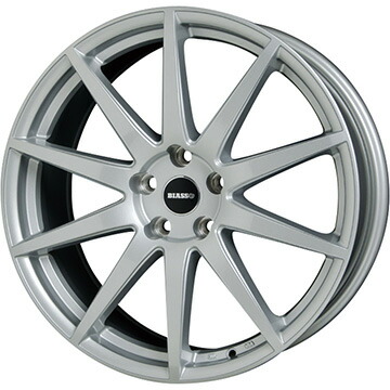 【輸入車用ホイール単品4本セット】装着可能車種：Eクラス(W213) E200/E220d HOT STUFF ビアッソ BI-01 チタンシルバー【限定】 7.5J 17インチ 5H/112 +40(送料無料)