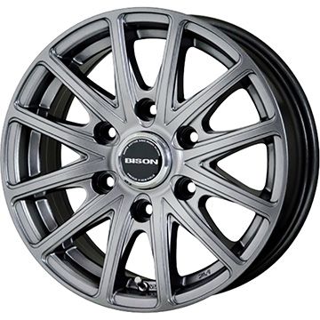 【ホイール単品4本セット】 HOT STUFF ホットスタッフ バイソン BN-01 6J 15インチ(送料無料)|フジコーポレーション