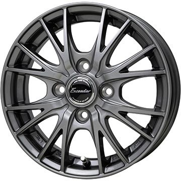 【ホイール単品4本セット】 HOT STUFF ホットスタッフ エクシーダー E05II 4J 13インチ(送料無料)|フジコーポレーション