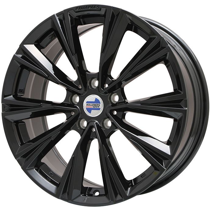 【輸入車用ホイール単品4本セット】 KELLENERS ケレナーズスポーツ X-LINE(グロスブラック) 8J 19インチ 5H/112 +27(送料無料)