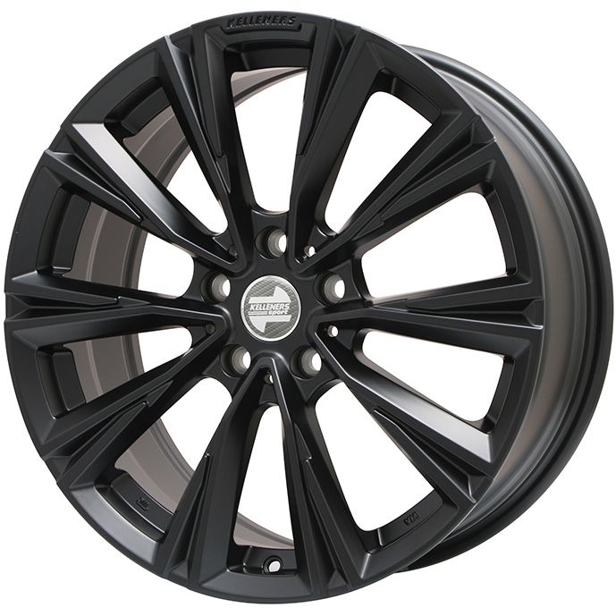 【輸入車用ホイール単品4本セット】 KELLENERS ケレナーズスポーツ X-LINE(マットブラック) 8J 19インチ 5H/112 +27(送料無料)