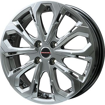 【ホイール単品4本セット】 BIGWAY ビッグウエイ LEYSEEN プラバ5X(クロームハイパーシルバー) 5J 16インチ(送料無料)