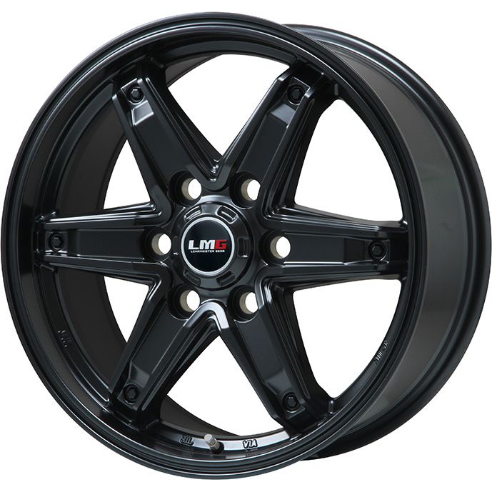 【新品】ランクル250/ランクル300 夏タイヤ ホイール4本セット 265/65R18 ダンロップ グラントレック AT5 レアマイスター LMG エトナ(マットブラック) トヨタ・レクサス車専用 7.5J 18インチ(送料無料)｜フジコーポレーション
