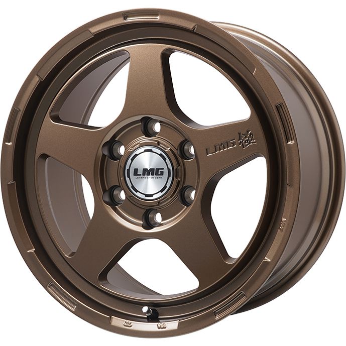 【新品】ランクル300/ランクル250 スタッドレスタイヤ ホイール4本セット 265/65R18 ブリヂストン ブリザック DM-V3 レアマイスター LMG 極(ブロンズ) 8.5J 18インチ(送料無料)｜フジコーポレーション
