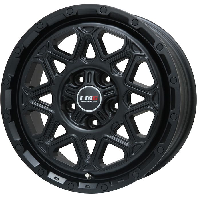 【新品】デリカD5 夏タイヤ ホイール4本セット 215/70R16 ダンロップ グラントレック PT5 レアマイスター LMG モンタグナ(マットブラック) 7J 16インチ(送料無料)