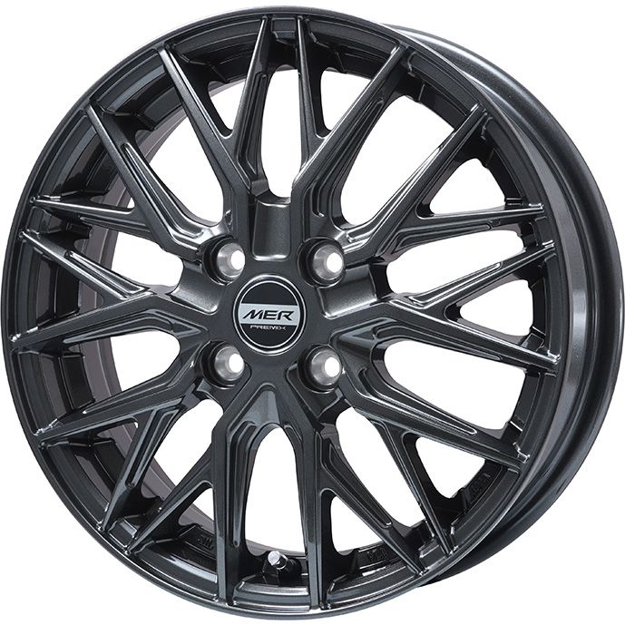 【ホイール単品4本セット】 PREMIX プレミックス MER XMESH ディープグレー 4.5J 14インチ(送料無料) 44,340円