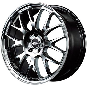 【新品国産車用5穴114.3】 オールシーズンタイヤ ホイール4本セット 215/45R18 グリップマックス シュアグリップ オールシーズン(限定) MID WHEELS MID EXCLUSIVE 820F 18インチ(送料無料)