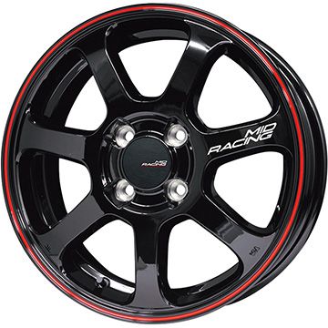 【新品国産車用5穴114.3】 夏タイヤ ホイール4本セット 215/50R17 ダンロップ エナセーブ EC205 MID WHEELS MID RACING R07 7J 17インチ(送料無料)｜フジコーポレーション