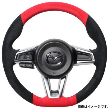 REAL レアル ステアリング ハンドル オリジナルシリーズ ガングリップ小径 MZC-ALC-BK 送料無料(一部地域除く)