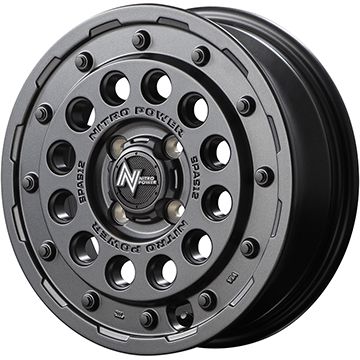 【ホイール単品4本セット】 MID WHEELS NITRO POWER H12 ショットガン 4.5J 14インチ(送料無料)