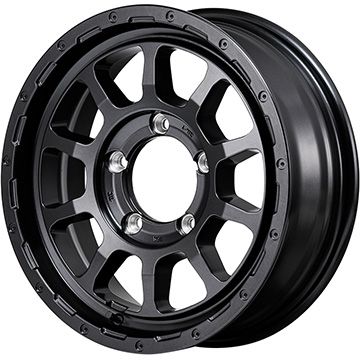 【ホイール単品4本セット】 MID WHEELS NITRO POWER M10 パーシングJ バレルブラックエディション 6J 16インチ(送料無料)