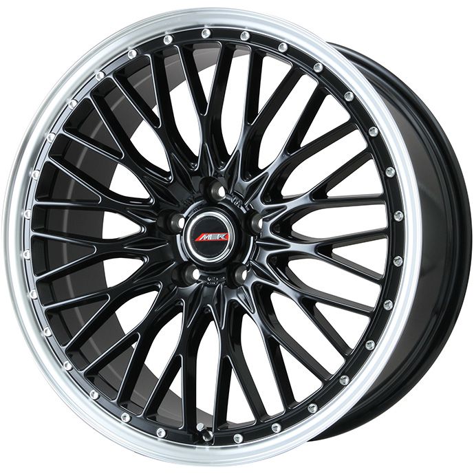【新品国産車用5穴114.3】 夏タイヤ ホイール4本セット 225/60R17 デリンテ DS2(限定) プレミックス MER PROMESH グロスブラック/リムポリッシュ 7J 17インチ(送料無料)