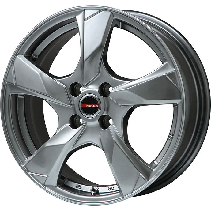 【新品】フリード 5穴/114 夏タイヤ ホイール4本セット 205/45R17 ミレバー スポーツプロ MA352(限定) プレミックス ヴェランV(クロームハイパーシルバー) 6.5J 17インチ(送料無料)