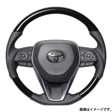 REAL レアル ステアリング ハンドル プレミアムシリーズ TYFP-38BBKW 送料無料(一部地域除く)