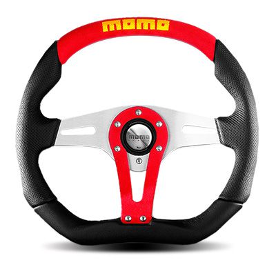 【正規輸入品】MOMO モモ ステアリング ハンドル TREK RED トレック レッド 35Φ T-2 送料無料(沖縄・離島除く)