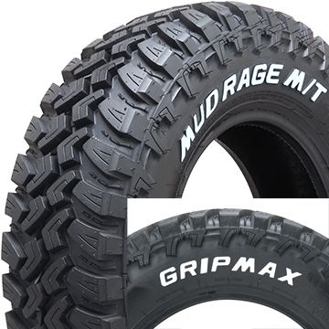 【送料無料】 GRIPMAX グリップマックス マッドレイジM/T RWL ホワイトレター(限定) 6.50R16 110/105Q 夏タイヤ サマータイヤ 単品1本価格