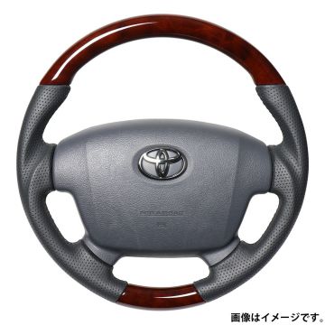 REAL レアル ステアリング ハンドル プレミアムシリーズ ガングリップ純正同径 H204P-BRW-70 送料無料(一部地域除く)