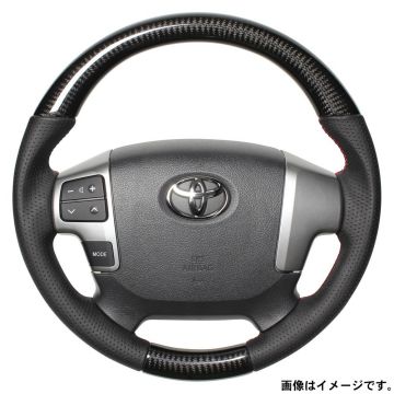REAL レアル ステアリング ハンドル オリジナルシリーズ ガングリップ小径 H214-BKC-RD 送料無料(一部地域除く)