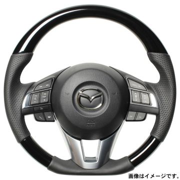 REAL レアル ステアリング ハンドル オリジナルシリーズ MZB-PBW-BK 送料無料(一部地域除く)