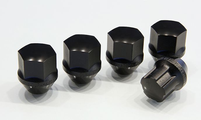 12X1.25 19HEX ジュラルミン冷間鍛造ナット＆ロックセット(フクロ ショート) ブラック 5,775円