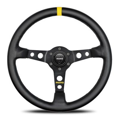 【正規輸入品】MOMO モモ ステアリング ハンドル MOD.07 モデル07 ブラックレザー 35Φ M-41 送料無料(沖縄・離島除く)