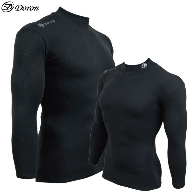 Doron ドロン Unisex ヒートドロン インナーセーター D2050 D2051 D2052 D2053 D2054 黒 ブラック コンプレッションウェア｜フミヤスポーツ　店