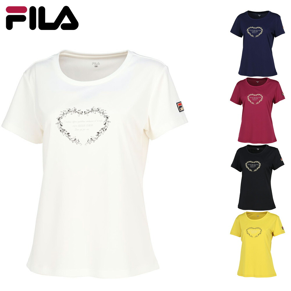 楽天市場】フィラ FILA テニスウェア テニス 半袖 かわいい ホワイト 