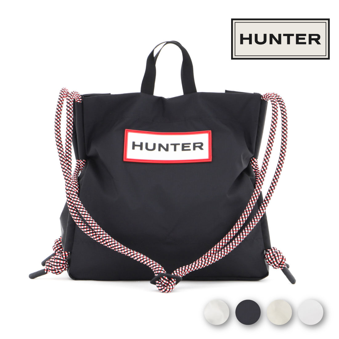 【4/10 20時～4H限定PT10倍】 ハンター HUNTER レディース メンズ バッグ トラベル リップストップ リサイクル ナイロン トート バッグ UBS1517NRS 防水 耐久性 正規品