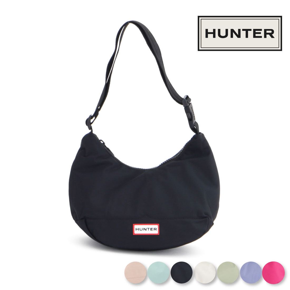 【4/10 20時～4H限定PT10倍】 ハンター HUNTER レディース メンズ バッグ ナイロン ミニ ホーボー UBS3600KBM ショルダーバッグ 耐水 耐久性 正規品