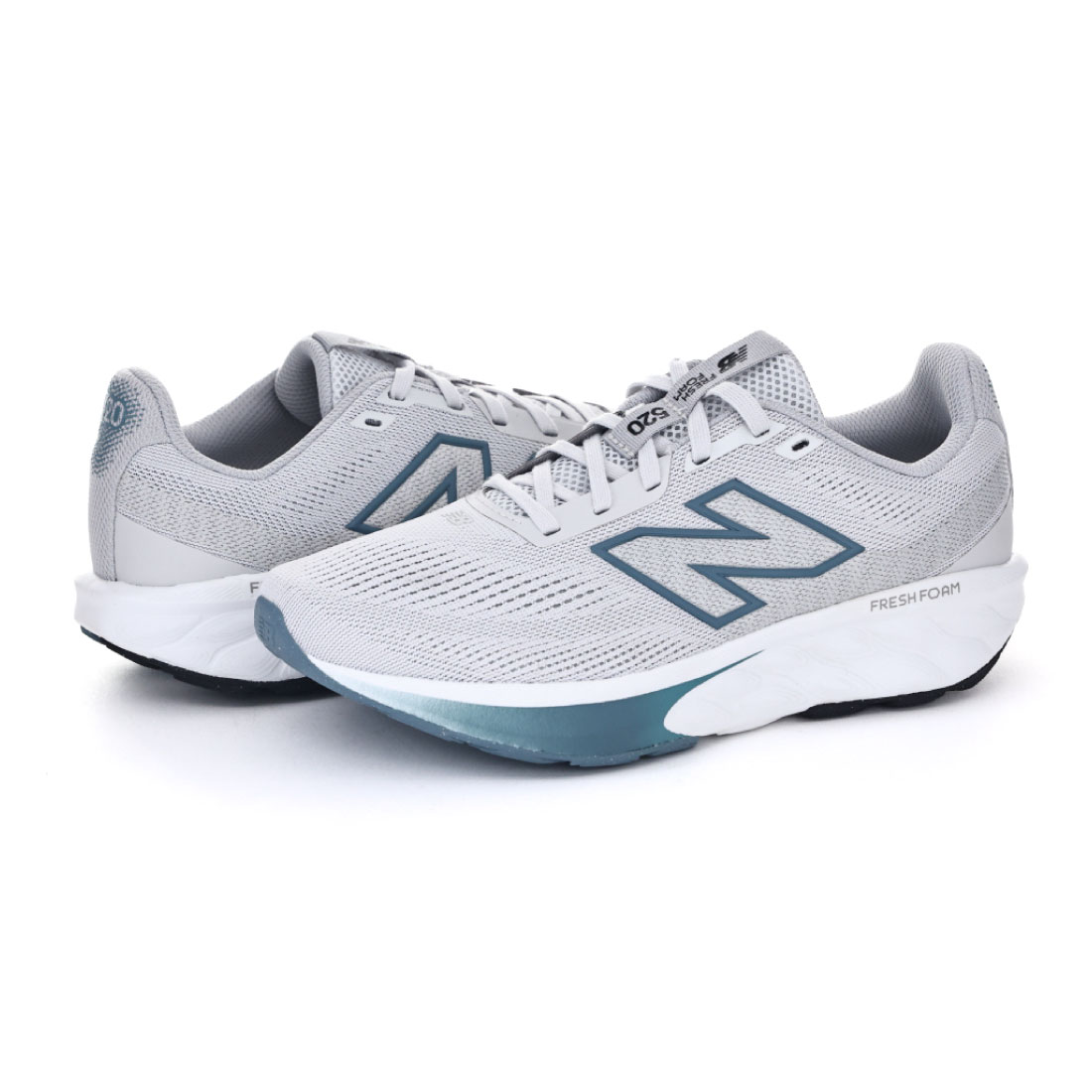 【4/10 20時～4H限定PT10倍】【10%OFF】 ニューバランス new balance メンズ スニーカー フレッシュフォーム M520 6IE グレー グリーン 厚底 運動靴 ジム ランニング トレーニング ウォーキング
