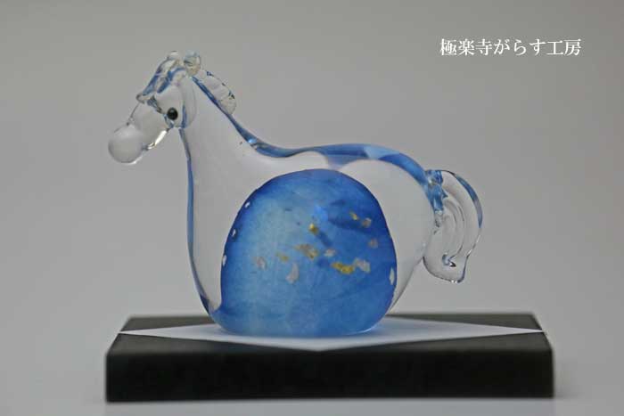 楽天市場】馬（水色）午干支の馬の置物 2026年干支 午年 午の置物の
