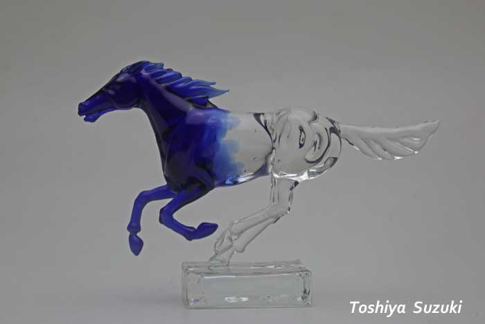 楽天市場】馬（青）午干支の馬の置物 2026年干支 午年 午の置物の販売