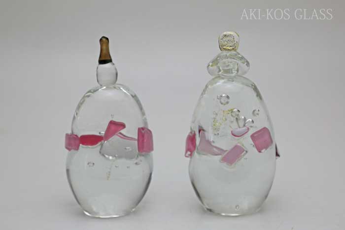 楽天市場】「南天のおひな様」 ガラスのお雛様 雛人形 節句人形 手作り