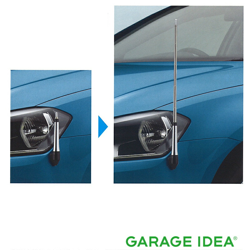 フォルクスワーゲン Volkswagen 純正 アクセサリー Golf 【ゴルフ】コーナーポール(伸縮タイプ)【J5GFJ2B01】DBA-AUCJZ DBA-AUCPT パーツ オプション|ガレージアイデア店