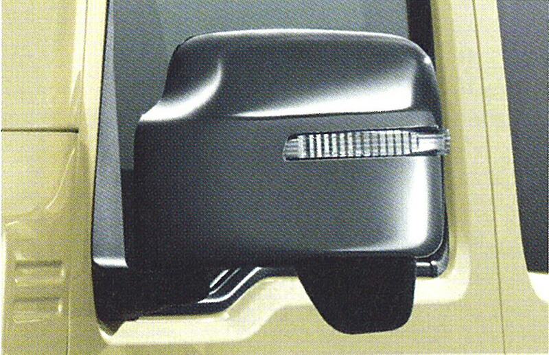 【4/15 0:00~23:59 店内全品ポイント3倍 】SUZUKI スズキ 純正 アクセサリー jimny ジムニー ジムニーシエラ ドアミラーカバー（LEDサイドターンランプ付ドアミラー用） 【99122-77R10】 JB64W JB74W パーツ オプション