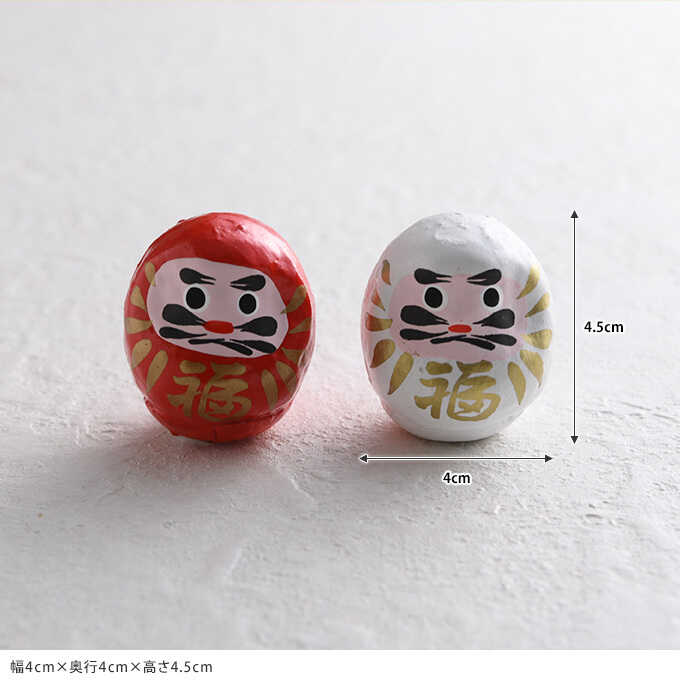 楽天市場 正月飾り 紅白 豆ダルマ 正月 飾り モダン おしゃれ 手作り 材料 パーツ 玄関 ガーデン用品屋さん