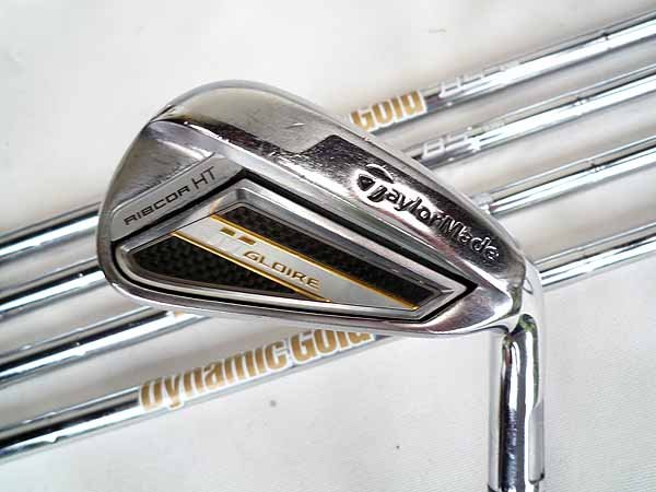 【中古】仕立て屋お手伝いさん M グローレ GLOIRE アイアン Dynamic Gold 85 リシャフト 5本 R300
